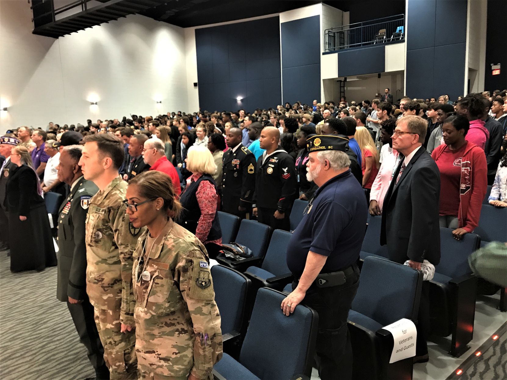 Veterans at Airport High School 2